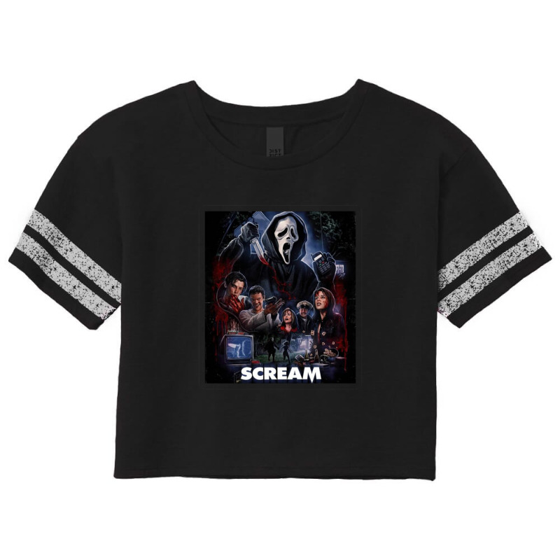 Scream Horror Movie Poster Retro 93660849 Scorecard Crop Tee by pitri | Artistshot