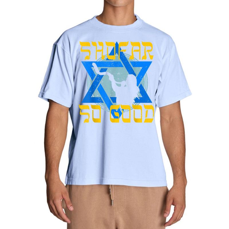 Shofar So Good Shirt Rosh Hashanah Jewish New Year T Shirt Urban Heavy T-shirt | Artistshot