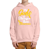 Endo Warrior My God Is Stronger Than Endometriosis Awareness T Shirt Urban Pullover Hoodie | Artistshot