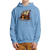 Ancient Greek History   Delian League   Athenian Trireme Premium T Shi Urban Pullover Hoodie | Artistshot