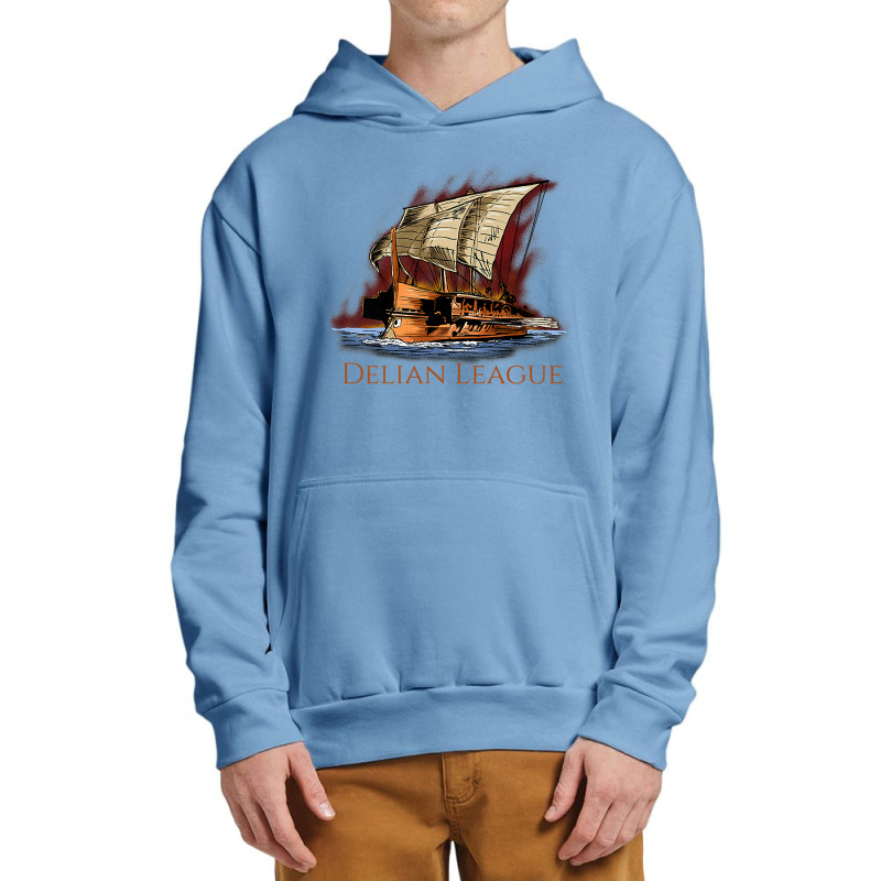 Ancient Greek History   Delian League   Athenian Trireme Premium T Shi Urban Pullover Hoodie | Artistshot