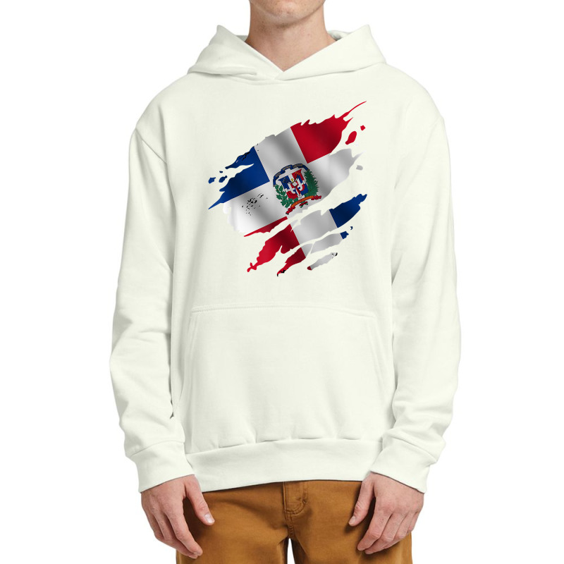 Proud Dominican Root  Torn Ripped Dominica Flag T Shirt Urban Pullover Hoodie by yepesfoloudeni | Artistshot