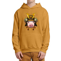 Samurai Pig Warrior Samurai Lovers 3 Urban Pullover Hoodie | Artistshot