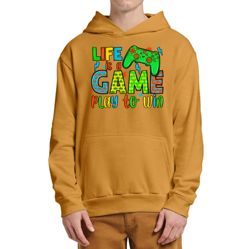 Life Is A Game Play To Win Urban Pullover Hoodie | Artistshot