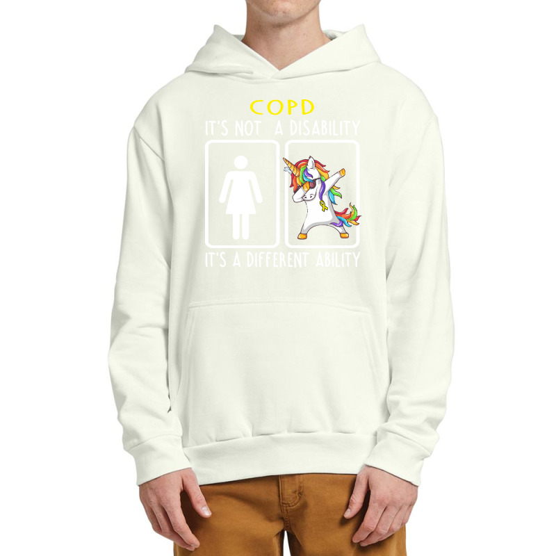 Copd Awareness T  Shirt C O P D It's Not A Disability It's A Different Urban Pullover Hoodie by difficultasian | Artistshot