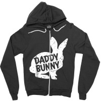 Daddy Dad Bunny Matching Group Funny Family Easter Zipper Hoodie | Artistshot