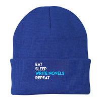 Eat Sleep Write Writing Novel Writer Beanie | Artistshot