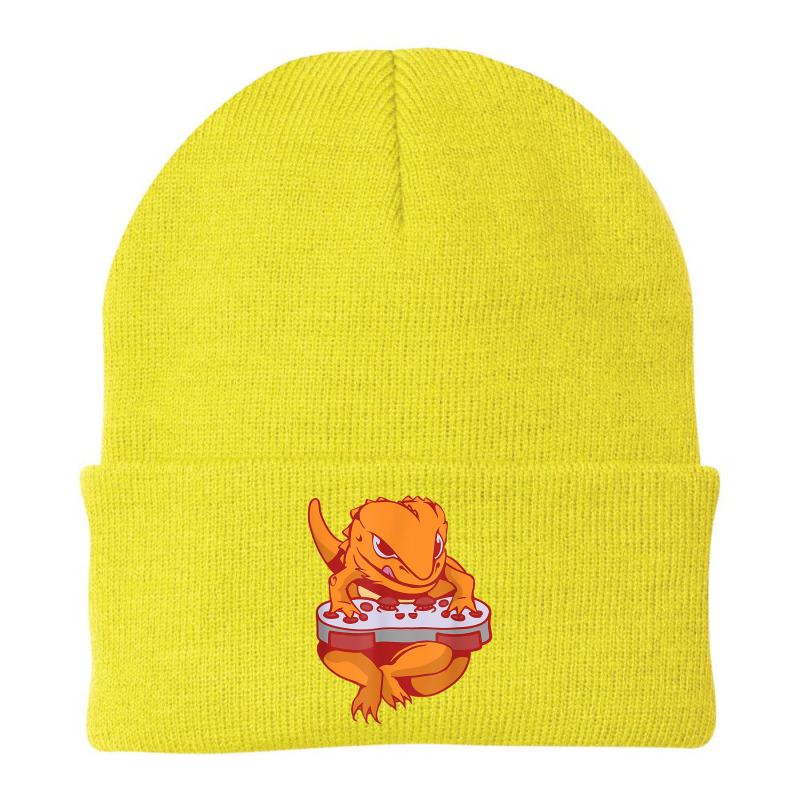 Bearded Dragon Gamer Boys Kids Video Game Players Pet Vet T Shirt Beanie by phuongvu | Artistshot