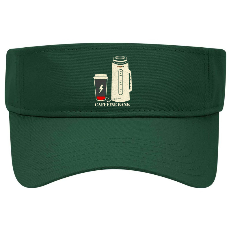 Caffeine Power Bank Visor hat by autlu2024 | Artistshot