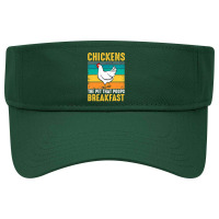 Chicken Cock Funny Chicken Chickens The Pet That Poops Breakfast 336 H Visor Hat | Artistshot