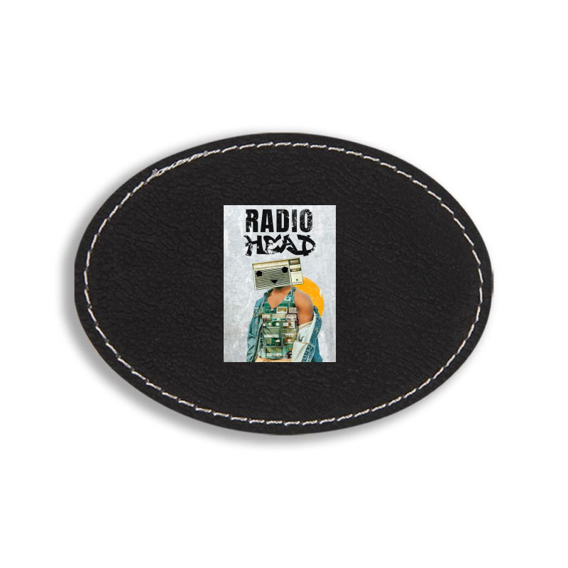 Radiohead Oval Leatherette Patch | Artistshot