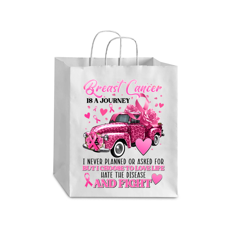 Breast Cancer Debie Paper Bag - 10 X 5 X 13 | Artistshot