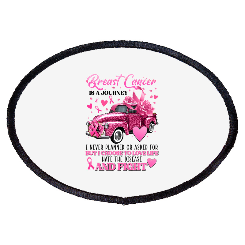 Breast Cancer Oval Patch | Artistshot