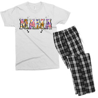 Floral Mama Men's T-shirt Pajama Set | Artistshot