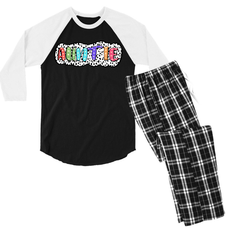 Auntie Men's 3/4 Sleeve Pajama Set | Artistshot