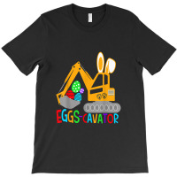 Easter Eggscavator Clothing For Kids Toddlers Easter Bunny T-shirt | Artistshot