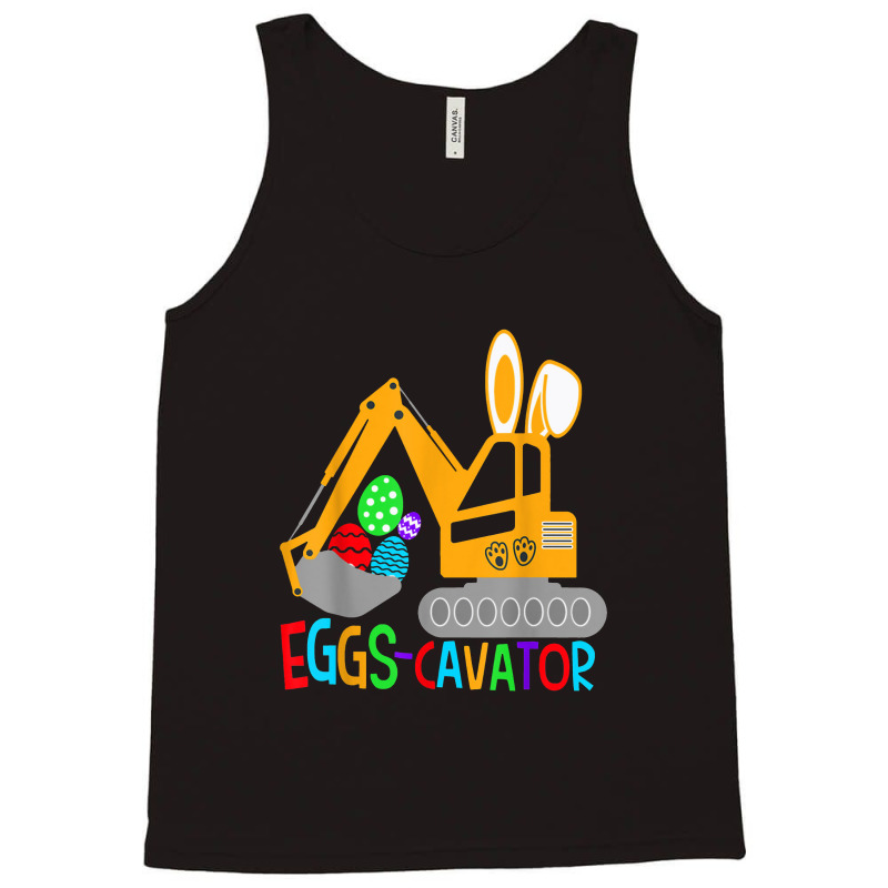 Easter Eggscavator Clothing For Kids Toddlers Easter Bunny Tank Top | Artistshot