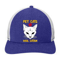 Pet Cats Hail Satan Snapback Trucker Cap | Artistshot