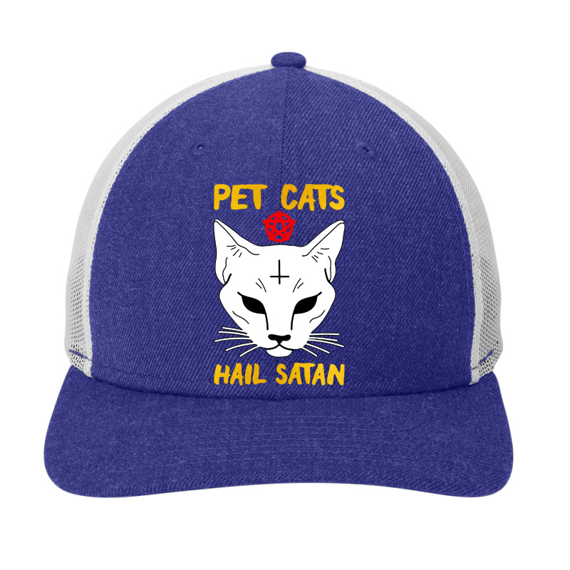 Pet Cats Hail Satan Snapback Trucker Cap by ALex Marcus | Artistshot