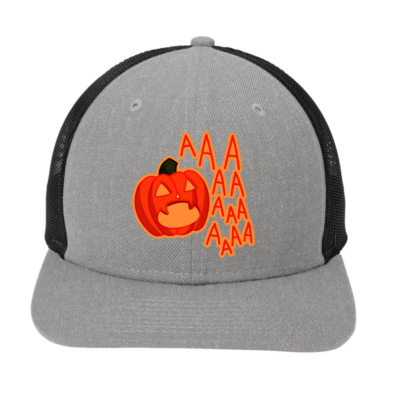 Screaming Pumpkin Snapback Trucker Cap by Hatory | Artistshot