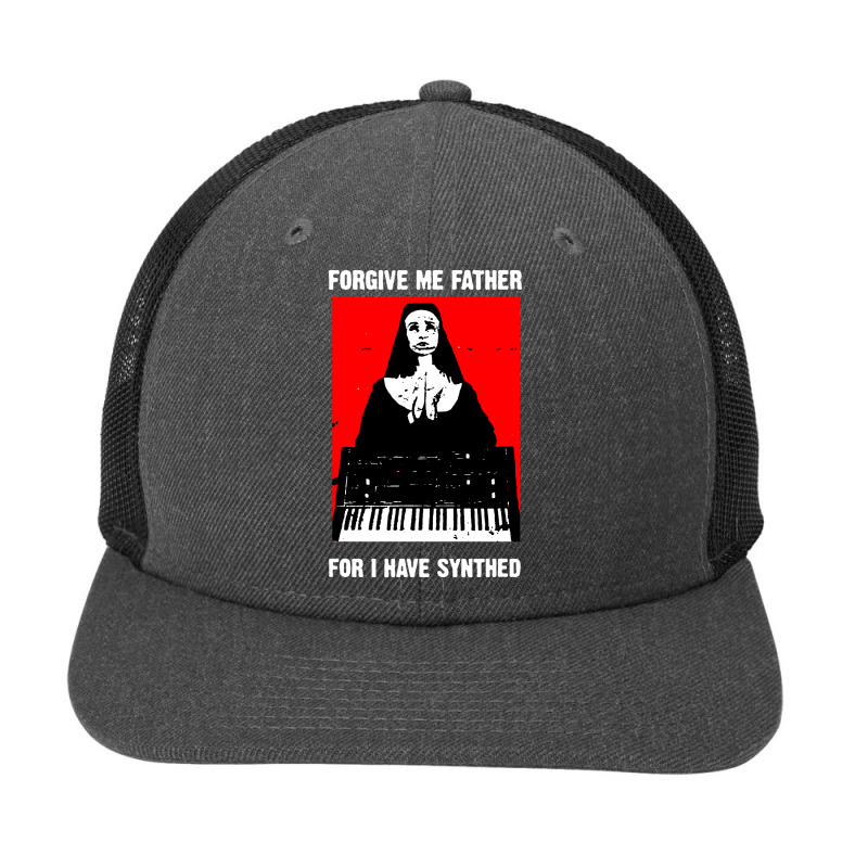 Sintetizador Vintage Synthesizer Snapback Trucker Cap | Artistshot