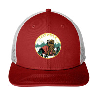 I Hate People Camping Hiking Here Snapback Trucker Cap | Artistshot