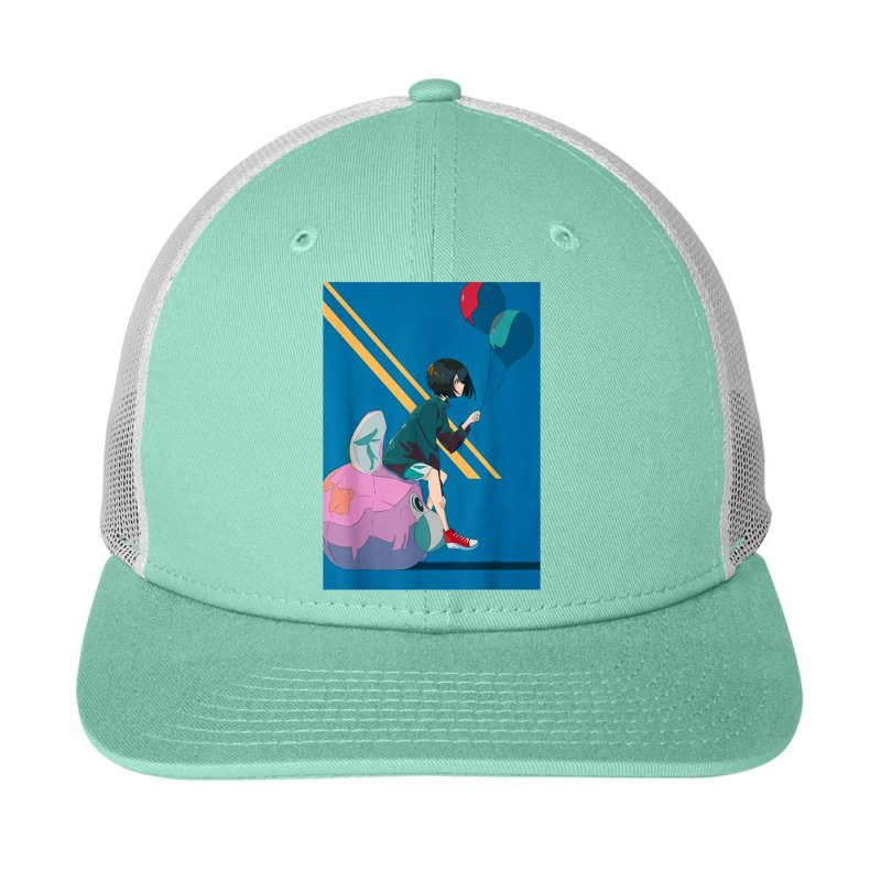 Anime Girl Retro 90s Aesthetic Lofi Japanese Snapback Trucker Cap | Artistshot