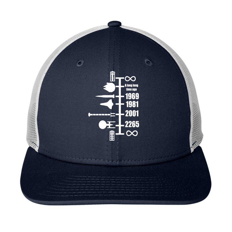 Spaceship Timeline Funny Snapback Trucker Cap by suryama | Artistshot