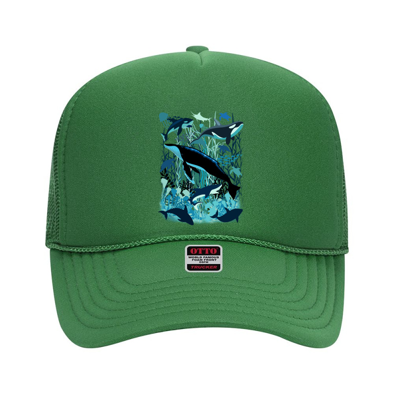 Sealife Blue Shades Dream Underwater Scenery Foam Trucker Hat | Artistshot