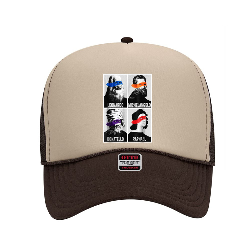 Renaissance Ninja Artists Poster Foam Trucker Hat by frizidan | Artistshot