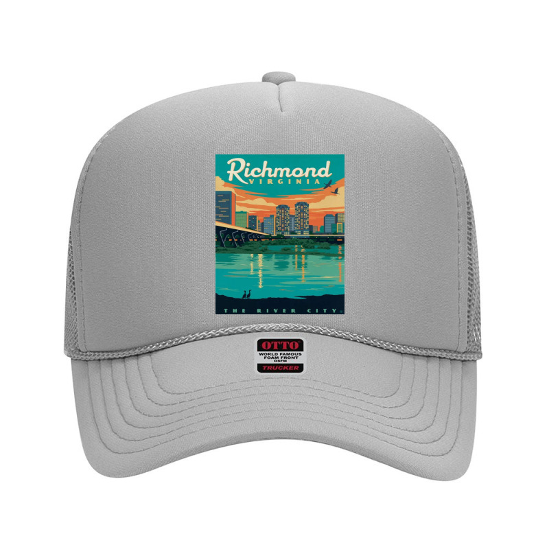 Beautiful Bridge Lake Foam Trucker Hat by JuanCrawford | Artistshot