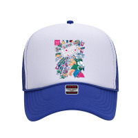 Red Party Cuttlefish Foam Trucker Hat | Artistshot