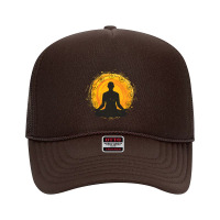 Sunset Meditation Foam Trucker Hat | Artistshot