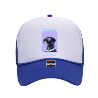 Vaxxed & Relaxed Dog   Vaccinated Foam Trucker Hat | Artistshot