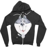 Husky T  Shirt Siberian Husky Dog T  Shirt Zipper Hoodie | Artistshot