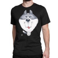 Husky T  Shirt Siberian Husky Dog T  Shirt Classic T-shirt | Artistshot