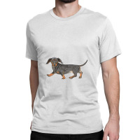 Black And Tan Dachshund Classic T-shirt | Artistshot