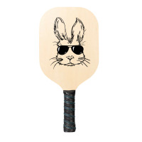 Bunny Face With Sunglasses Easter Day For Boys Men Kids Pickleball Paddle | Artistshot