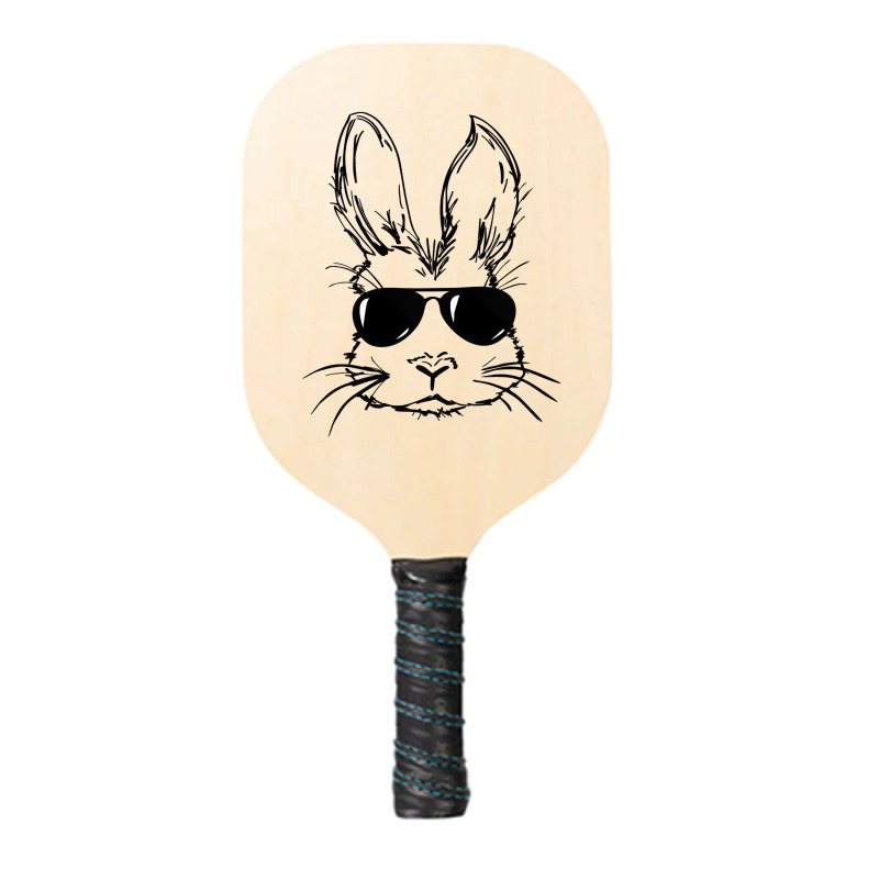 Bunny Face With Sunglasses Easter Day For Boys Men Kids Pickleball Paddle by bakien89 | Artistshot