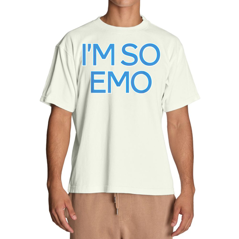 I'm So Emo   Emotional Music Lover Culture Retro Fashion Dj T Shirt Urban Heavy T-shirt by efronpngoick3 | Artistshot