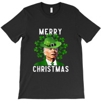 Funny Joe Biden Merry Christmas Confused St Patricks Day T-shirt | Artistshot