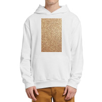 Copper Rose Gold Metallic Glitter Urban Pullover Hoodie | Artistshot