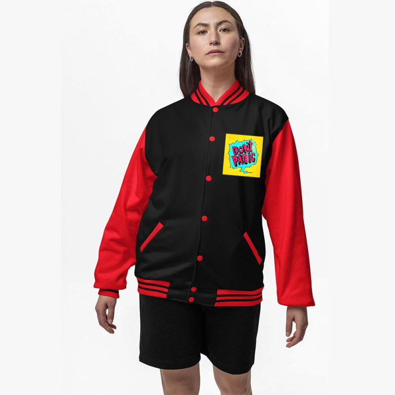 Don't Panic Bomber Jacket | Artistshot