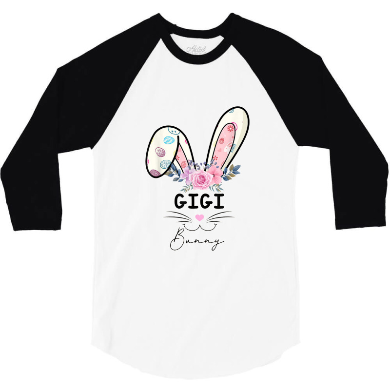 Gigi Bunny Easter Eggs Happy Easter Day Women 3/4 Sleeve Shirt | Artistshot