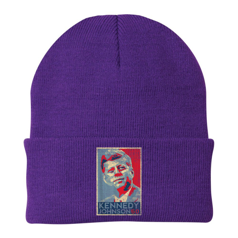 Kennedy Johnson 1960 Retro Campaign 4th Of July President T Shirt Beanie by towamingle | Artistshot