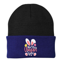 Easter Ears T  Shirt Be My Vegan Easter Ears Vegan Apparel Matching Fa Beanie | Artistshot