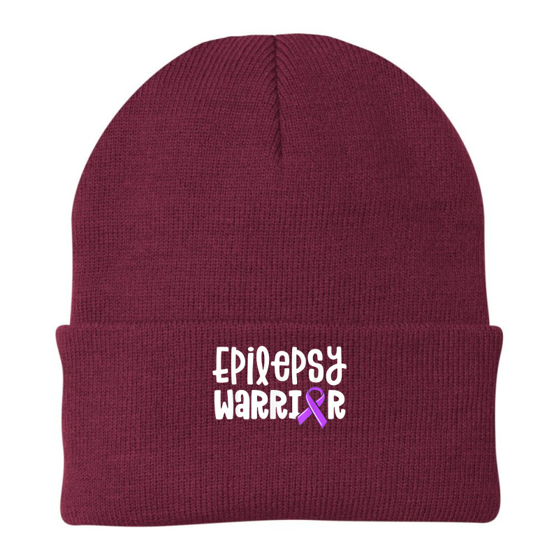 Epilepsy Warrior Shirt Kids Purple Ribbon Awareness Women T Shirt Beanie | Artistshot