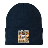 Outer Banks Group Shot Photo Panel Collage Beanie | Artistshot