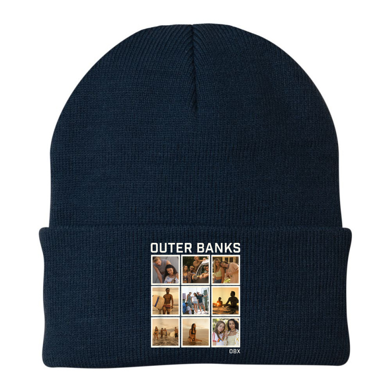 Outer Banks Group Shot Photo Panel Collage Beanie by kamiatun | Artistshot