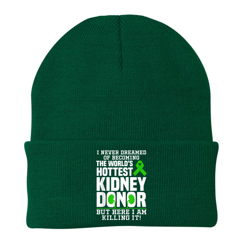 Funny Kidney Donor Art Men Women Kidney Donation Awareness T Shirt Beanie by zakarimullin | Artistshot